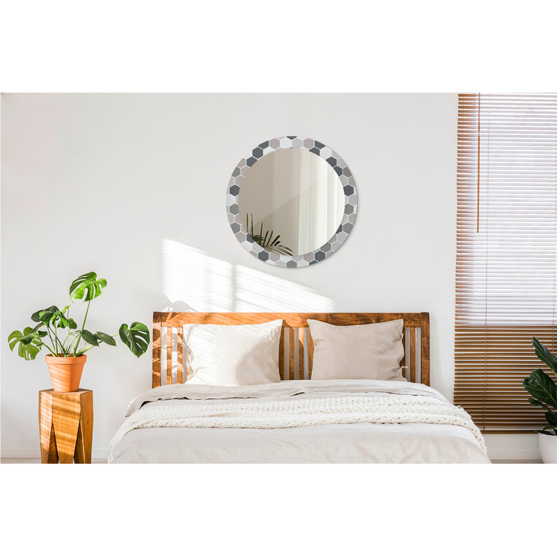 Huldar Glass Flat Wall Mirror