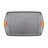 Rachael Ray Bakeware Nonstick Cake Pan with Lid, 9 Inch by 13 Inch, Gray with Orange Lid