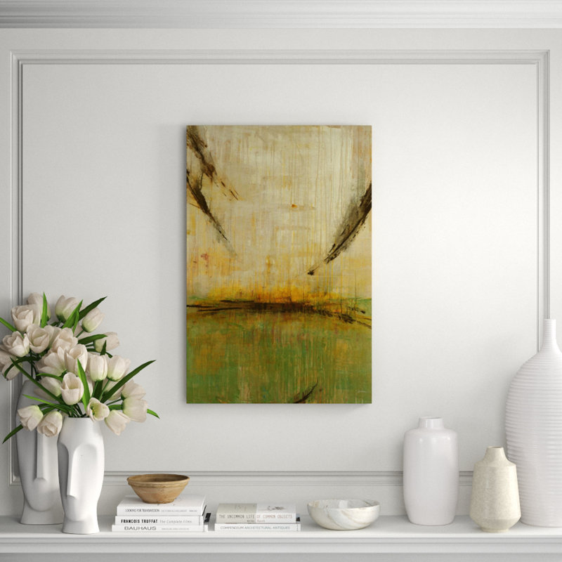 Triple Fantasy Print, Glass Coat, 36" H x 24" W x 1.5" D
