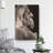 Silverback Gorilla In Abstract - Wrapped Canvas Print-55341076