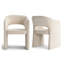 Chaises de salle à manger rembourrées Modern-1071545080