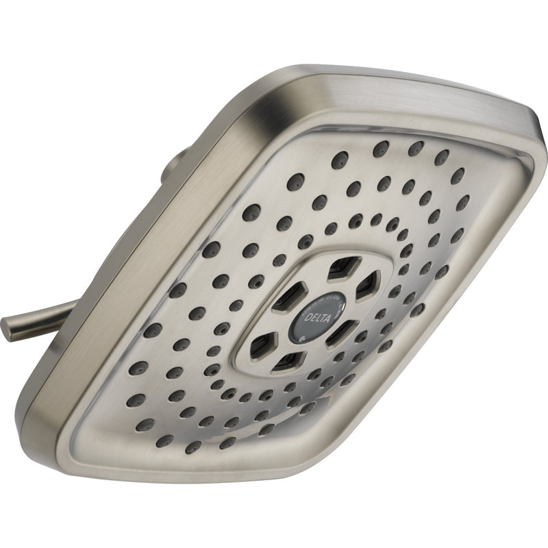 Universal Showering Components Full/Standard Fixed Shower Head, Brilliance Stainless