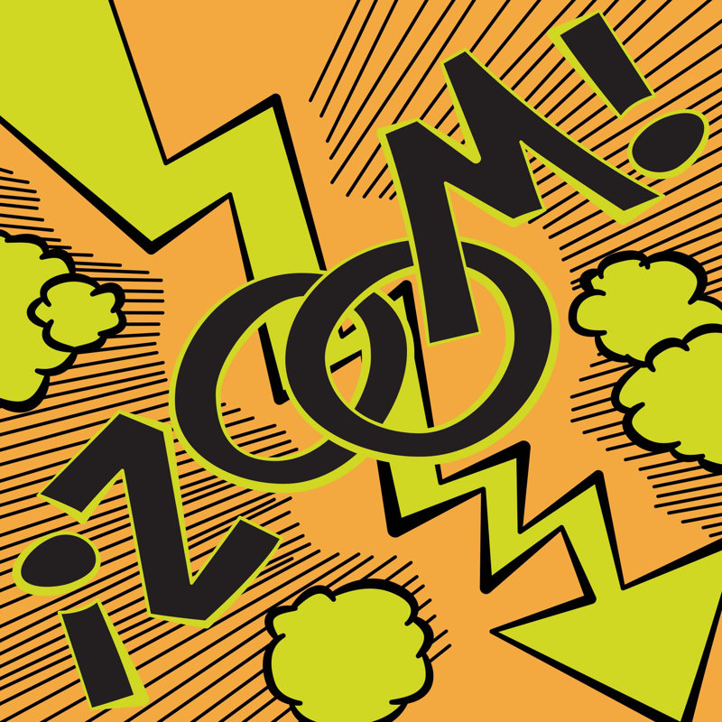 Pop Sounds 8 par Yaffa G - impression sur toile tendue, H 50 po x l 50 po x P 2 po, Toile tendue, Jaune verdâtre