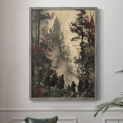 «Christmas Holiday Art DCxxxix», reproduction d'art encadrée - bois massif