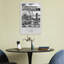 Affiche murale abstraite classique vintage de la grande roue de Coney Island, style urbain estival-502336225