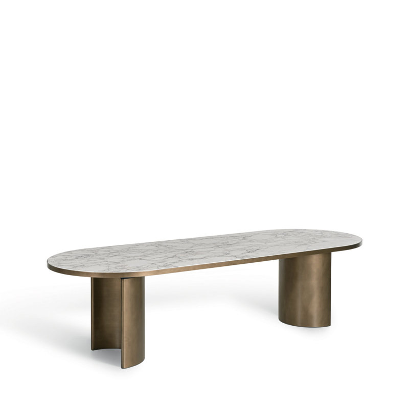 Blevio 41.38" Marble Dining Table by Ignazio Gardella
