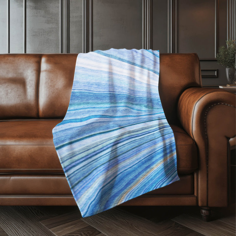 Jeté Sherpa ASB585, Bleu