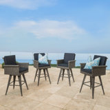 Alarice Wicker Barstool