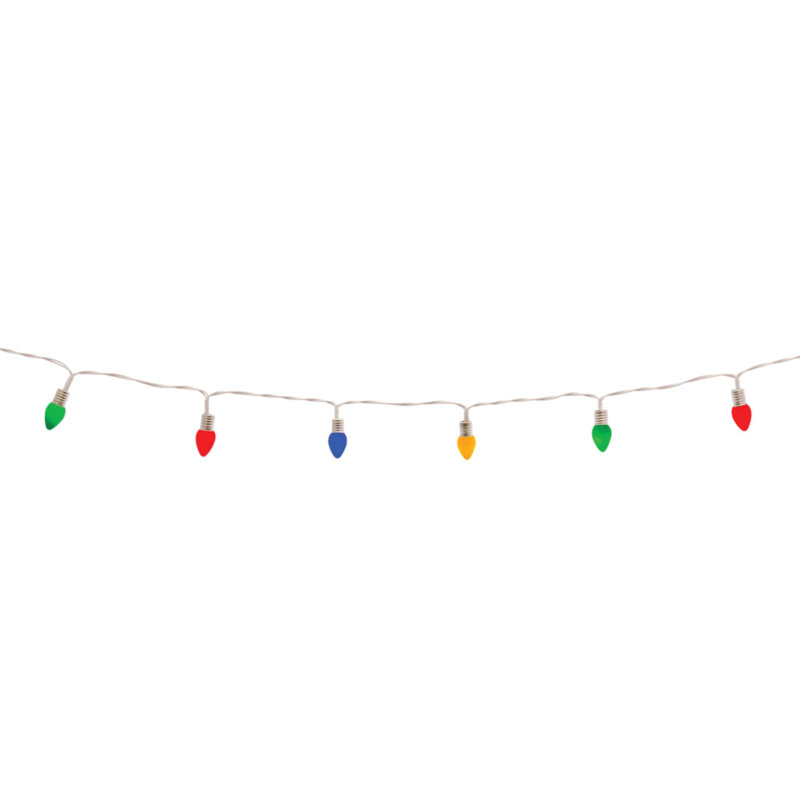100'' LED String Lights, Red/Blue
