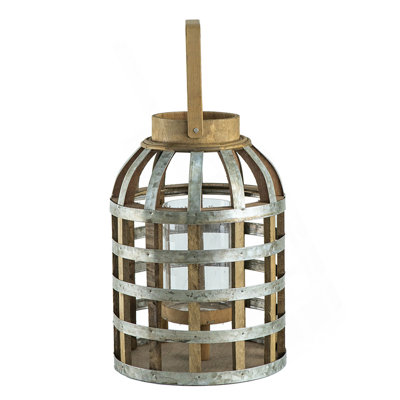 Lanterne décorative avec poignée, lanterne en bois pour intérieur et extérieur, mariage à la maison