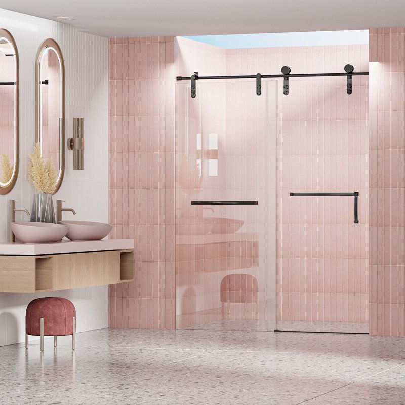 Portes de douche, Noir mat