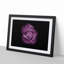 Purple Rose in the Shadows in Abstract - Picture Frame Graphic Art Print-55765171-55765177