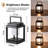 7.4" Battery Powered Integrated LED Solar Outdoor Lantern-91990677