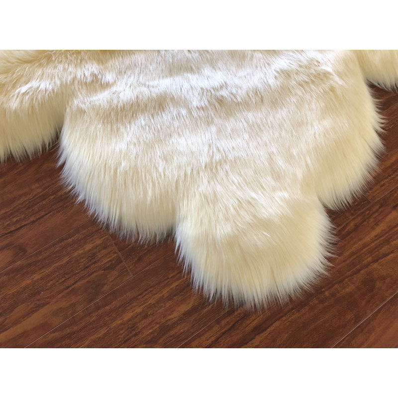 Tapis de zone crème foncé luxueux Waddington, Nouveauté 2 pi x 3 pi