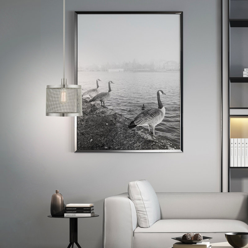 Emilia 1 - Light Single Pendant, Brushed Nickel