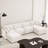 130.7" Chenille U-Sectional – Modular Cloud Seats, 2 Movable Ottomans, DIY U/L/Sleeper Layouts, Vacuum-Flat Packs-456167289