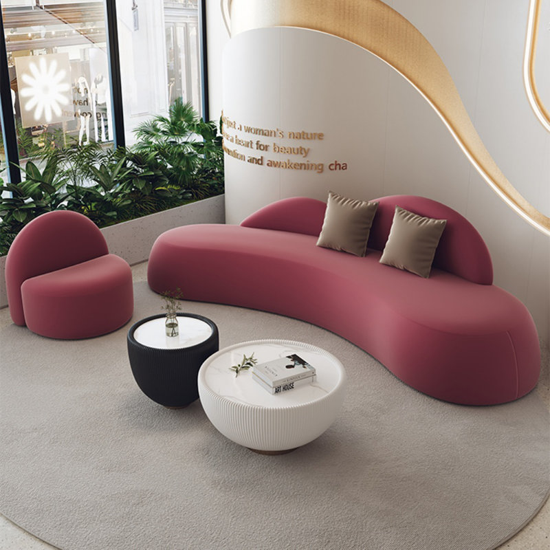 Modern Simple Creative Red Sofa