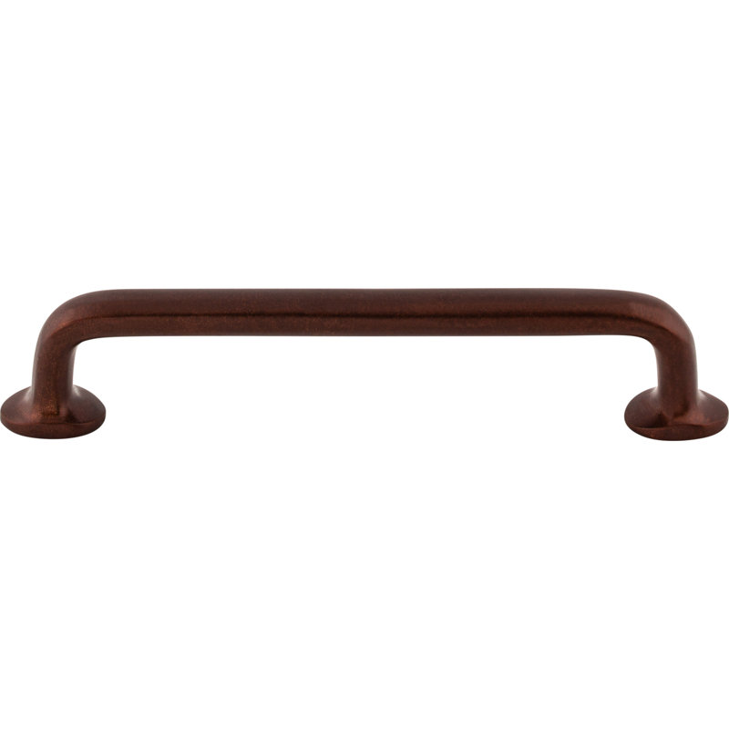 Aspen Rounded Bar Pull, Mahogany Bronze, 6" Center to Center