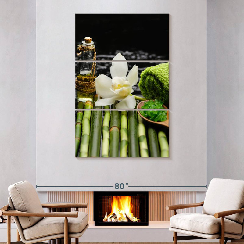 Kerrick Therapeutic Bamboo Spa, 74" H x 48" W