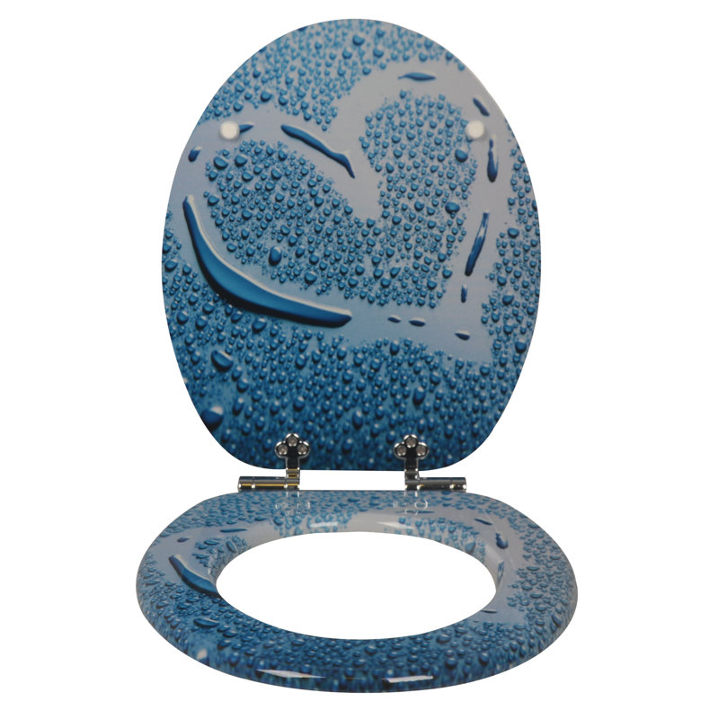 MDF Soft Close Elongated Toilet Seat