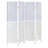 White 4-Panel Folding Shoji Screen Room Partition For Stylish Spaces | Gift Idea-120993445