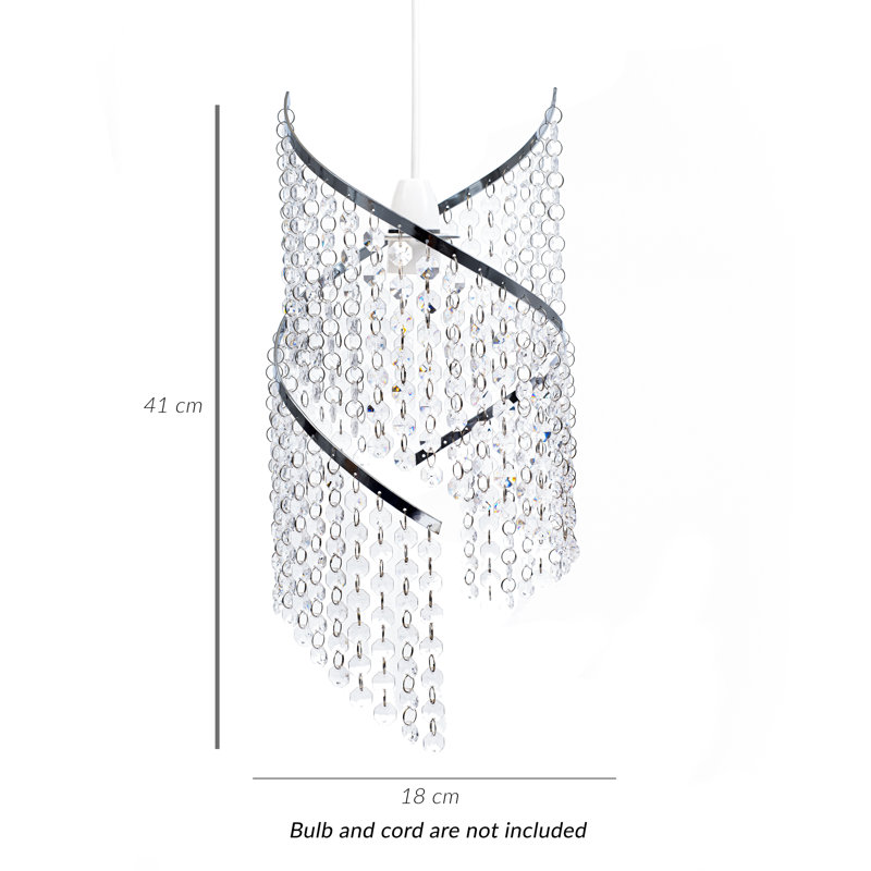 Goddard 1 - Light Chrome Crystal Pendant