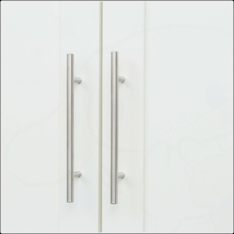 Armoire polyvalente à deux portes et deux tiroirs avec plusieurs espaces de rangement 