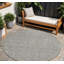 Tapis rond lavable à pois 8 po