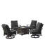 Mariacristina Outdoor 5 - Piece Conversation Set-1898029075