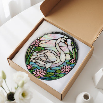 Vitrail Swan Lotus