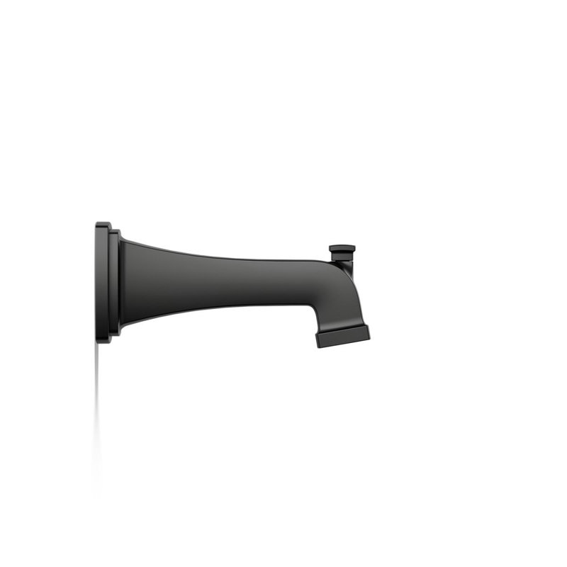 Riff Wall-Mount Diverter Bath Spout, Matte Black