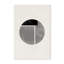 Abstract Minimalist Round by  - Picture Frame Painting on Paper-131292185-131292186-131292187