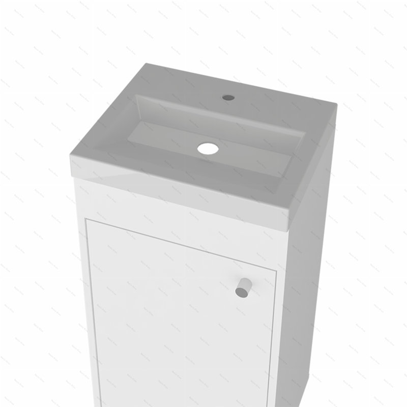 Lavabo de salle de bain Waterford, Blanc