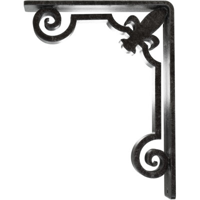 Support en fer forgé Fleur De Lis