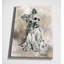 « sketchy study yorkie » par carol robinson, reproduction d’art sur toile tendue-20526568