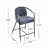 Rochin 26" Fabric Upholstered Counter Stools-1253984149