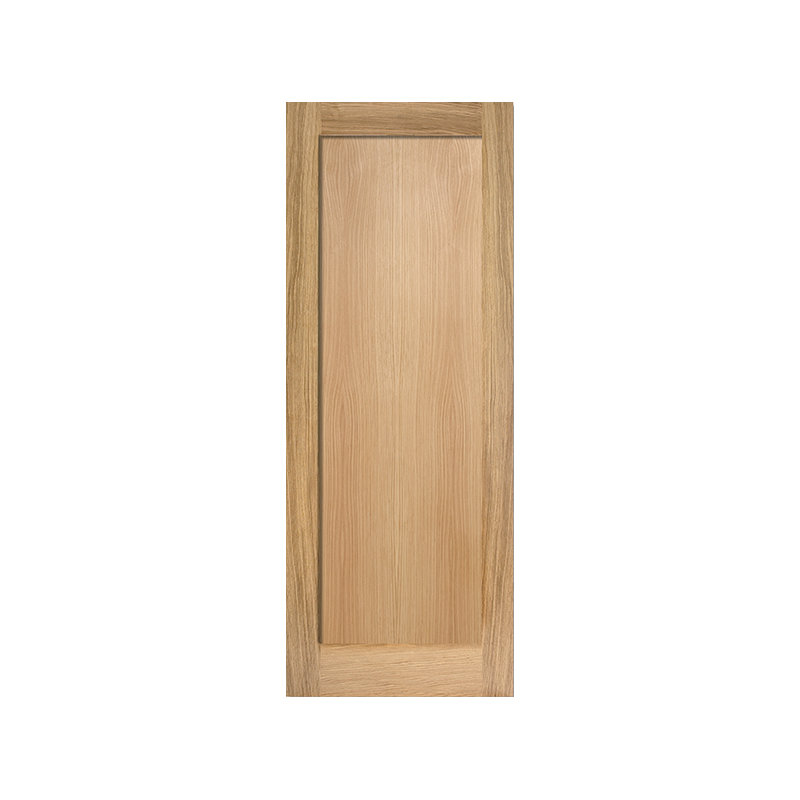 Pattern 10 1P Unfinished Oak Internal Fire Door, 198.1cm H x 68.6cm W x 4.4cm D