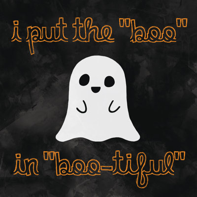 Boo In Bootiful - Wrapped Canvas Print