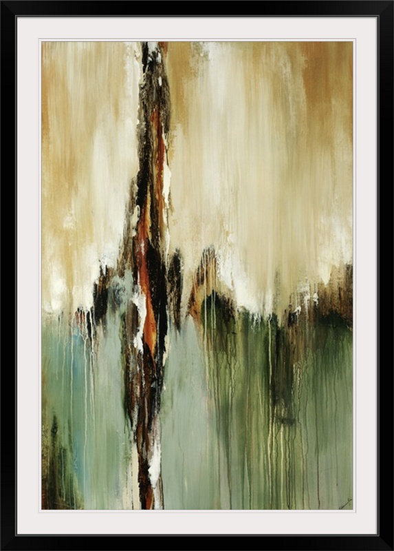 'duo i' imprimer, Noir encadré, 38" H x 28" lx 1" p