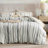 Bedsure Waffle Weave Duvet Cover King - 100% Cotton Boho Beding Set （Set of 3）-106246533-106246535