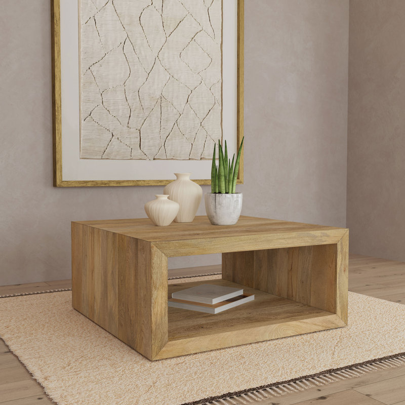Mesa Natural Square Coffee Table
