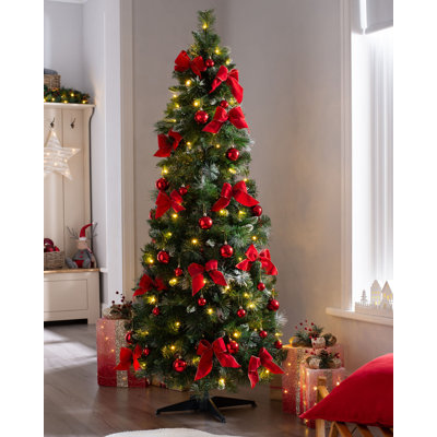 182.88cm H Lighted Artificial Christmas Tree