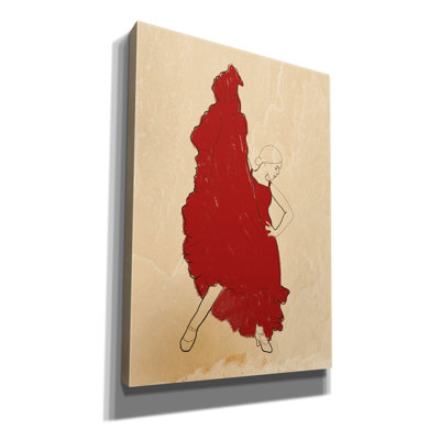  «Danseuse de flamenco espagnole» par Sabrina Balbuena, art mural sur toile, 18 po x 26 po