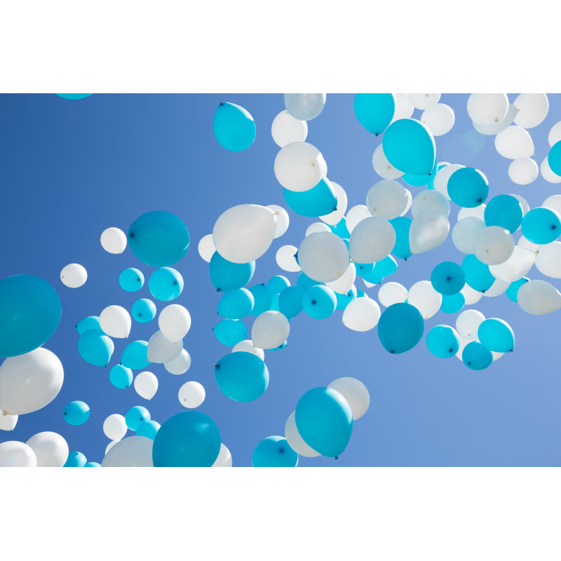 Balloons In Sky by GluckKMB - Wrapped Canvas Print, 30cm H x 46cm W x 3.8cm D