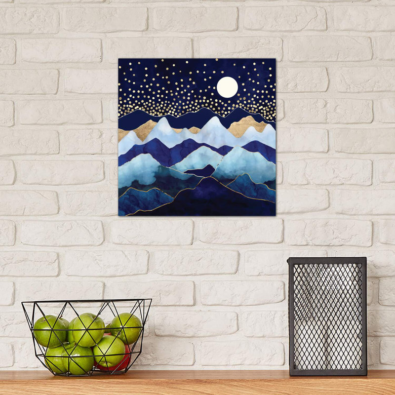 Firefly Stars by SpaceFrog Designs - Wrapped Canvas Painting, 30.48 cm H x 30.48 cm W