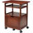 Mobile Printer Station And Organizer With Storage Drawer, Solid And Composite Wood Construction, Walnut Finish, Assembly Required