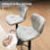 Swivel Adjustable Height Modern Bar Stools with Metal Frame