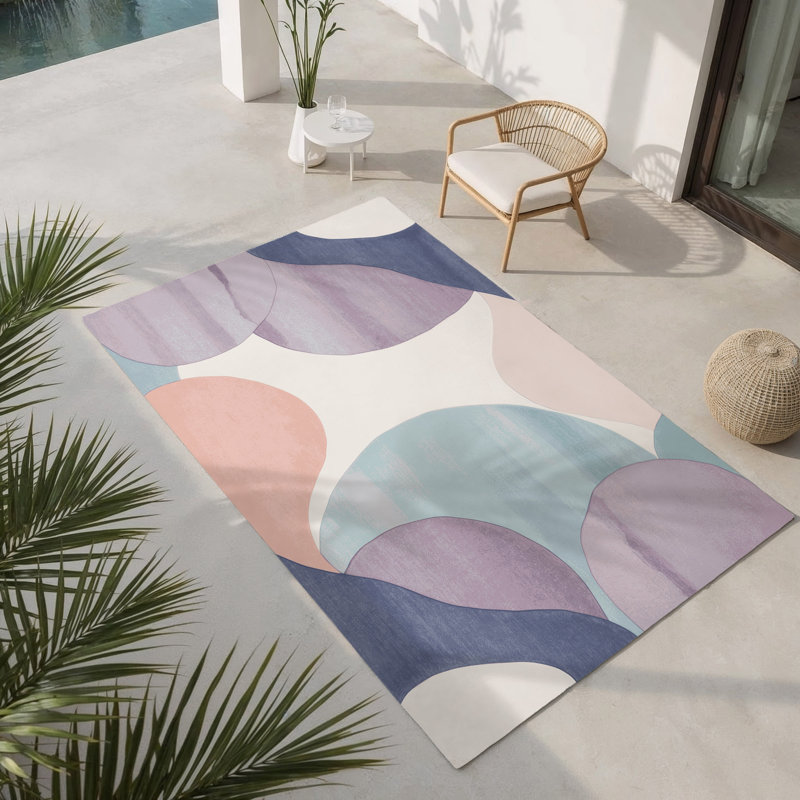 Tapis intérieur et extérieur Shimmering Drift, Rectangle 1 pi 6 po x 2 pi 6 po