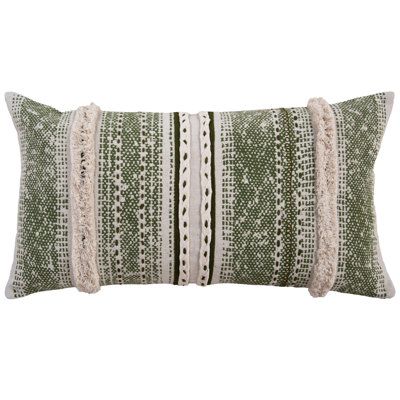 Rectangular Cotton Pillow Cover & Insert