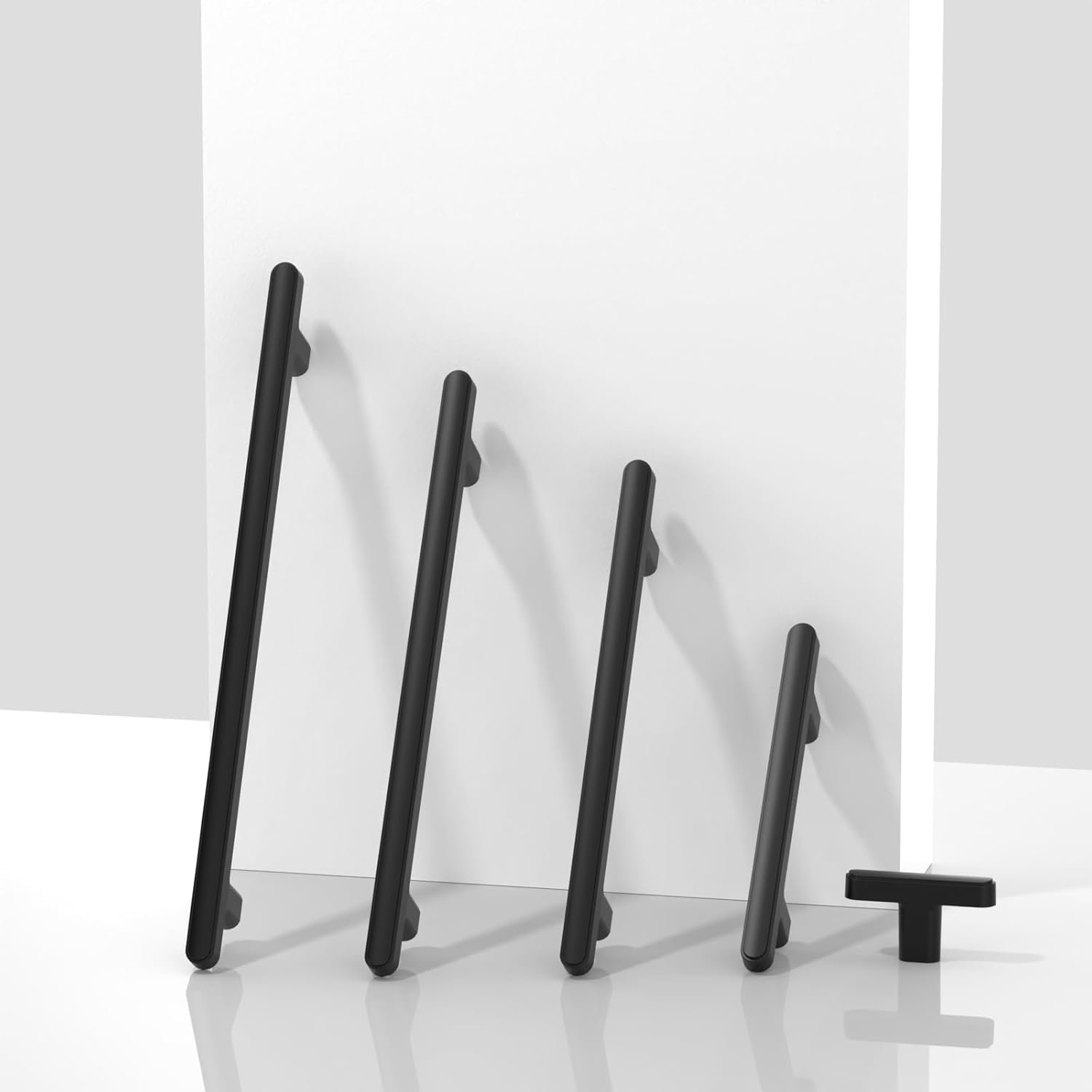 Asidrama 10 Pack Matte Black Cabinet Knobs Kitchen Matte Black Cabinets - View #8